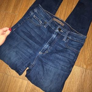 Joe’s high waisted ankle skinny jeans